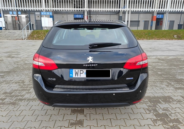 Peugeot 308 cena 31900 przebieg: 234000, rok produkcji 2015 z Płock małe 172